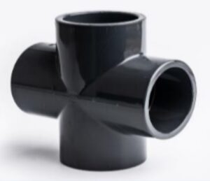 PVC Metric Cross 90 Plain