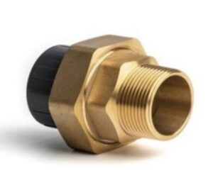 PVC Composite Union Plain x BSP Male Brass Threaded