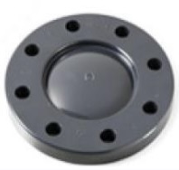 PVC Inch Plain Blanking Drilled Flange - BS 4504 NP10/16