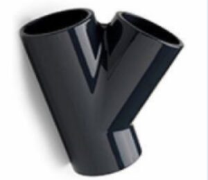 PVC Metric Tee 45 Plain