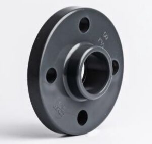 PVC Metric Full Faced Flange Drilled to BS4504 NP10/16 Plain
