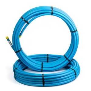 MDPE Blue Water Pipe Coil - SDR11 (PE80) 25mm
