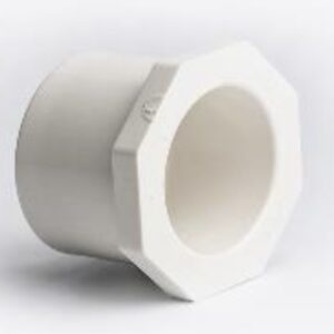 White Pool & Spa Fitting Plain Reducing Bush - Male to Female