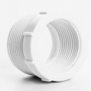 White Pool & Spa Fitting Threaded Reducing Bush BSP - Male to Female