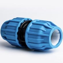 MDPE Compression Fitting Plain Coupler