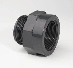 PVC Reducing Adaptor BSP Male x BSP Female Threaded