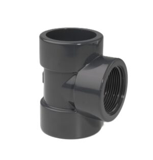 PVC Tee 90 Plain x BSP Female Threaded