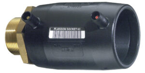 PE Electrofusion Brass Male Transistion Coupler BSP Threaded