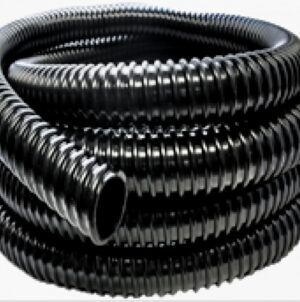 Black Corrugated Flexible Pond & Filter Pump Hose (30 Metres Coil)
