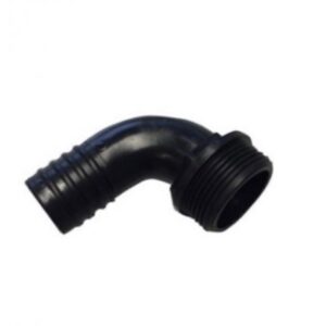 Polypropylene Hose Tail Elbow 90 x BSP Male