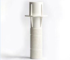 White Pool Puddle Flange Adaptor BSP x Plain