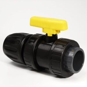 PP Ball Valve Double Union PVC Plain Socket/Compression Joint EPDM