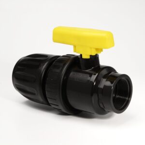 PP Ball Valve Single Union Male/Compression Joint