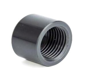 PVC Adaptor Bush Metric Plain x BSP Female